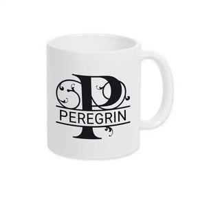 Keramik Tasse mit Namen | Motiv 1 | Peregrin - Druckerino