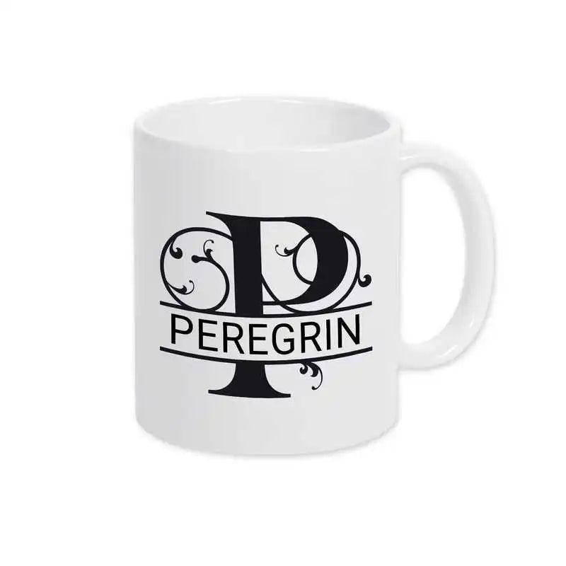 Keramik Tasse mit Namen | Motiv 1 | Peregrin - Druckerino