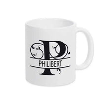 Keramik Tasse mit Namen | Motiv 1 | Philibert - Druckerino
