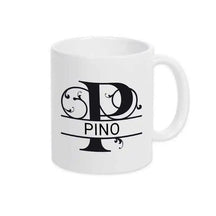 Keramik Tasse mit Namen | Motiv 1 | Pino - Druckerino