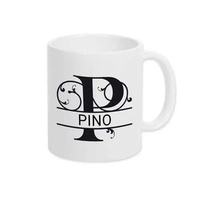 Keramik Tasse mit Namen | Motiv 1 | Pino - Druckerino