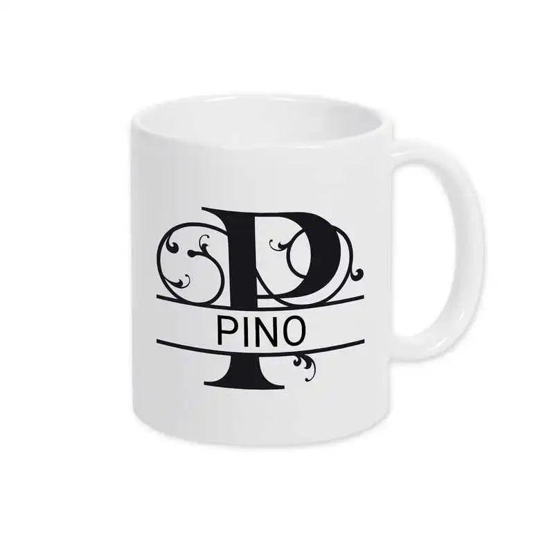 Keramik Tasse mit Namen | Motiv 1 | Pino - Druckerino