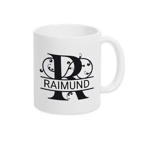 Keramik Tasse mit Namen | Motiv 1 | Raimund - Druckerino