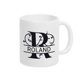 Keramik Tasse mit Namen | Motiv 1 | Roland - Druckerino