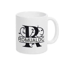 Keramik Tasse mit Namen | Motiv 1 | Romualdo - Druckerino