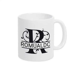Keramik Tasse mit Namen | Motiv 1 | Romualdo - Druckerino