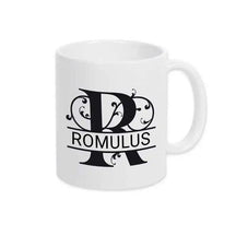 Keramik Tasse mit Namen | Motiv 1 | Romulus - Druckerino