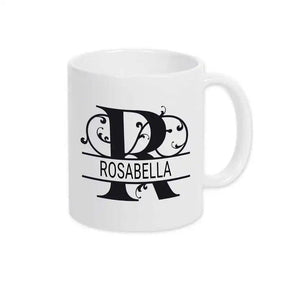 Keramik Tasse mit Namen | Motiv 1 | Rosabella - Druckerino