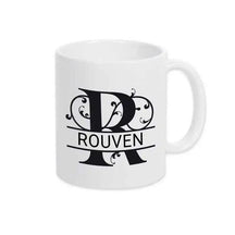Keramik Tasse mit Namen | Motiv 1 | Rouven - Druckerino
