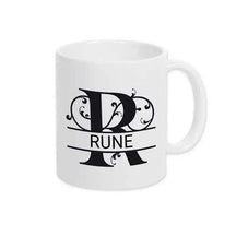 Keramik Tasse mit Namen | Motiv 1 | Rune - Druckerino