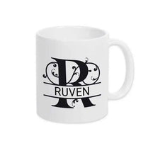 Keramik Tasse mit Namen | Motiv 1 | Ruven - Druckerino