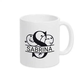 Keramik Tasse mit Namen | Motiv 1 | Sabrina - Druckerino