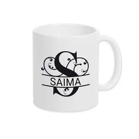 Keramik Tasse mit Namen | Motiv 1 | Saima - Druckerino