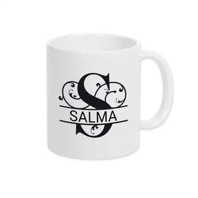 Keramik Tasse mit Namen | Motiv 1 | Salma - Druckerino