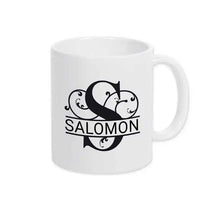 Keramik Tasse mit Namen | Motiv 1 | Salomon - Druckerino