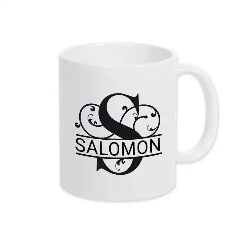 Keramik Tasse mit Namen | Motiv 1 | Salomon - Druckerino