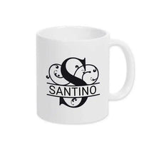 Keramik Tasse mit Namen | Motiv 1 | Santino - Druckerino