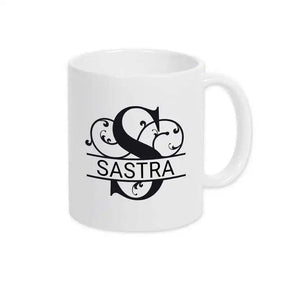 Keramik Tasse mit Namen | Motiv 1 | Sastra - Druckerino