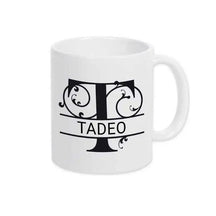 Keramik Tasse mit Namen | Motiv 1 | Tadeo - Druckerino
