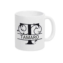 Keramik Tasse mit Namen | Motiv 1 | Tamaro - Druckerino