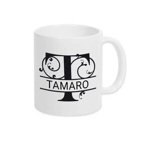 Keramik Tasse mit Namen | Motiv 1 | Tamaro - Druckerino