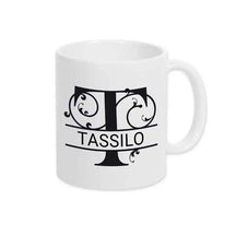 Keramik Tasse mit Namen | Motiv 1 | Tassilo - Druckerino