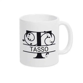 Keramik Tasse mit Namen | Motiv 1 | Tasso - Druckerino