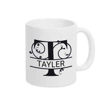 Keramik Tasse mit Namen | Motiv 1 | Tayler - Druckerino