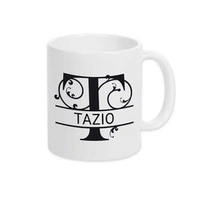 Keramik Tasse mit Namen | Motiv 1 | Tazio - Druckerino