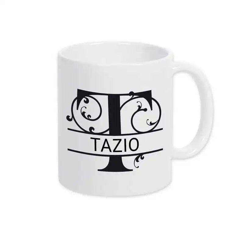 Keramik Tasse mit Namen | Motiv 1 | Tazio - Druckerino