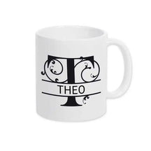 Keramik Tasse mit Namen | Motiv 1 | Theo - Druckerino