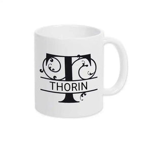 Keramik Tasse mit Namen | Motiv 1 | Thorin - Druckerino