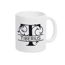 Keramik Tasse mit Namen | Motiv 1 | Tiberius - Druckerino