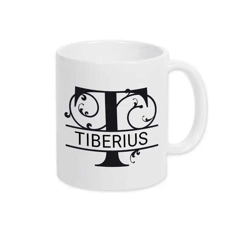 Keramik Tasse mit Namen | Motiv 1 | Tiberius - Druckerino
