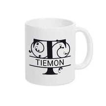 Keramik Tasse mit Namen | Motiv 1 | Tiemon - Druckerino