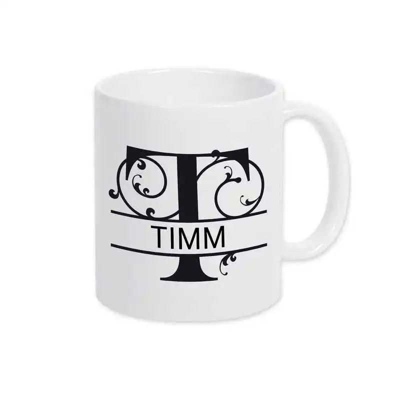 Keramik Tasse mit Namen | Motiv 1 | Timm - Druckerino