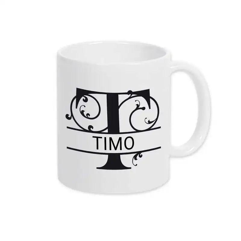 Keramik Tasse mit Namen | Motiv 1 | Timo - Druckerino