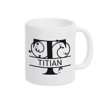 Keramik Tasse mit Namen | Motiv 1 | Titian - Druckerino