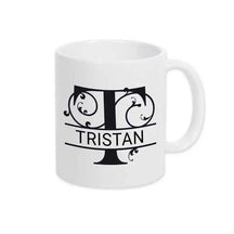Keramik Tasse mit Namen | Motiv 1 | Tristan - Druckerino