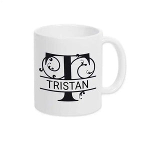Keramik Tasse mit Namen | Motiv 1 | Tristan - Druckerino