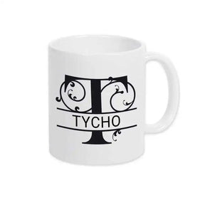 Keramik Tasse mit Namen | Motiv 1 | Tycho - Druckerino