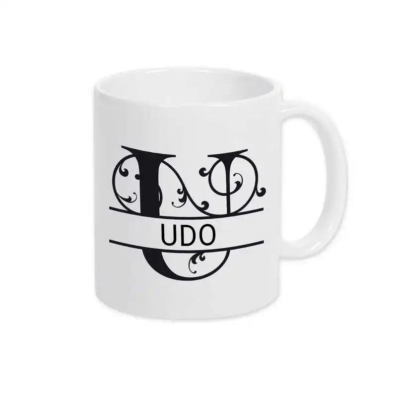 Keramik Tasse mit Namen | Motiv 1 | Udo - Druckerino