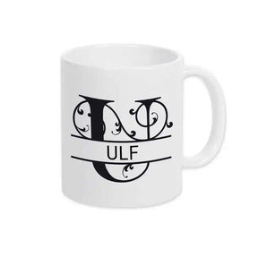 Keramik Tasse mit Namen | Motiv 1 | Ulf - Druckerino