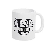 Keramik Tasse mit Namen | Motiv 1 | Ulrich - Druckerino