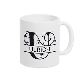 Keramik Tasse mit Namen | Motiv 1 | Ulrich - Druckerino