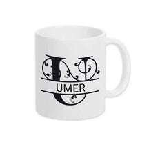 Keramik Tasse mit Namen | Motiv 1 | Umer - Druckerino