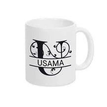 Keramik Tasse mit Namen | Motiv 1 | Usama - Druckerino