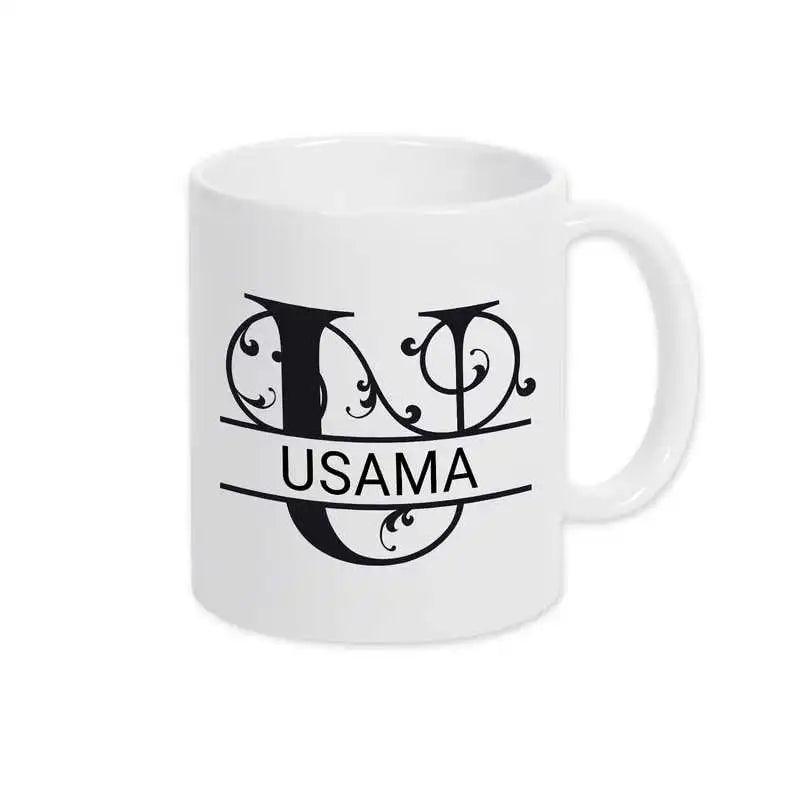 Keramik Tasse mit Namen | Motiv 1 | Usama - Druckerino