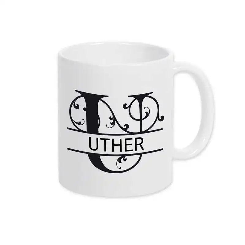 Keramik Tasse mit Namen | Motiv 1 | Uther - Druckerino