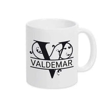 Keramik Tasse mit Namen | Motiv 1 | Valdemar - Druckerino